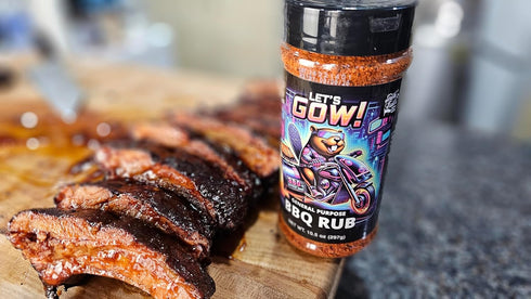 Smoke Trails BBQ Let's GOW! General Purpose BBQ Rub - Perfect for Ribs, Pork, and Chicken
