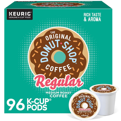 The Original Donut Shop Regular Keurig Single-Serve K-Cup Pods, Medium Roast Coffee,