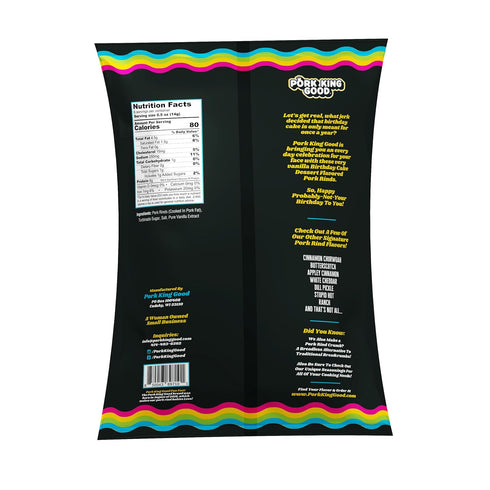 4 Pack 3 oz 4 Pack) Pork King Good Bag Variety of Sweet & Salty Dessert Flavored Pork Rinds - (Variety Gluten Free