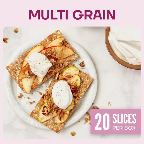 9.7 oz (Pack 12), Wasa Multi Grain Crispbread, of Multigrain Crackers, Non-GMO Ingredients, Fat Free