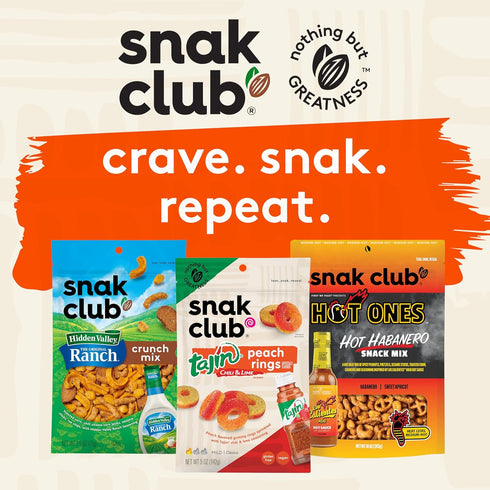 7.5 oz 6 Pack Snak Club Toffee Peanuts, Candied Peanuts with Praline Coat and Sweet Cream, Gluten-Free and Kosher