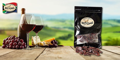 16oz Bledie Lekker Sliced Beef Biltong One Pound Resealable Bag