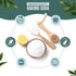 Eco-Lux Essentials (11 lbs.) Swimming Pure Baking Soda, Sodium Bicarbonate Food Grade for Cleaning, Baking, Bath Bombs
