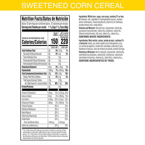 Kellogg's 16.4oz (1 Corn Pops Breakfast Cereal, Kids Cereal, Family Breakfast, Family Size, Original, Box Box)