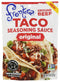 frontera Taco Seasoning Sauce for Ground Beef, Non GMO, Gluten Free, 8 Ounce
