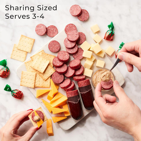 Set Summer Package Hickory Farms Savory & Sweet Farmhouse Meat and Cheese Gift Basket (Small) - Box | Charcuterie Board