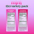 7.5oz 12 Pack Bloom Nutrition Sparkling Energy Drink Minis, Raspberry Lemon & Strawberry Watermelon
