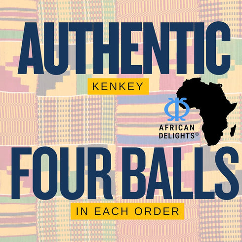 (2 Pack) 2.2LB Set African Delights Ghanaian Meal Bundle Banku Mix Ghana and Wala GA Kenkey Four Balls Authentic Ghana