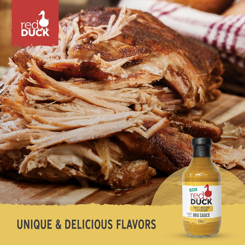 17 Red Duck Sweet Mustard Peppercorn Organic BBQ Sauce, mustard bbq sauce, ounces