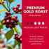 10% 24 Lion Coffee Premium Gold Roast, Kona Coffee Blend, Medium-Light Roast, A Taste of Aloha - Ground, Ounce Bag