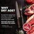Pack 3, 8-10 lbs, 28-45 UMAi Dry Aging Bag for Steaks, of Dry Age Bags for Meat, Boneless or Bone-In Rib Roast Cuts up