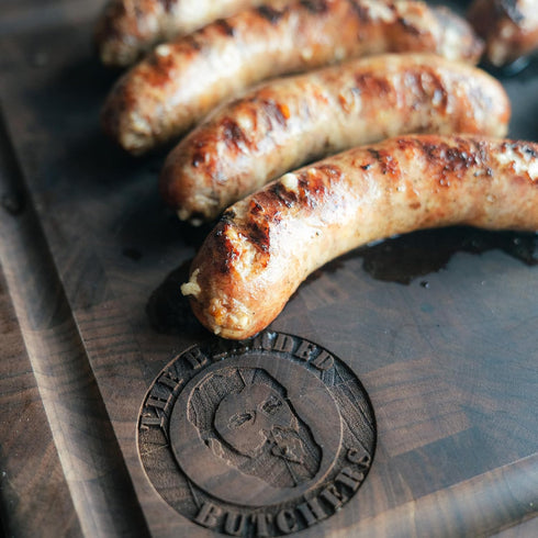 25 lbs 32mm-35mm Bearded Butchers Classic Bratwurst DIY Kit Seasons Up to Meat for Authentic Brats Use as Base