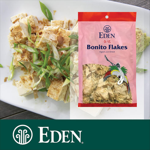 1.05 oz (2-Pack) Eden Japanese Bonito Flakes, Shaved Skipjack Tuna, Katsuobushi , Traditionally Aged and Dried