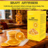 150G/5.3OZ (35-45Slices) packaged, Dried Orange Slices, Dehydrated Orange Slices, Individually NO Additives Dry Orang-e