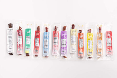 Shaffer Venison Farms 1 12 Meat Snack Gift Bag- Snack Stick in each of our Flavors