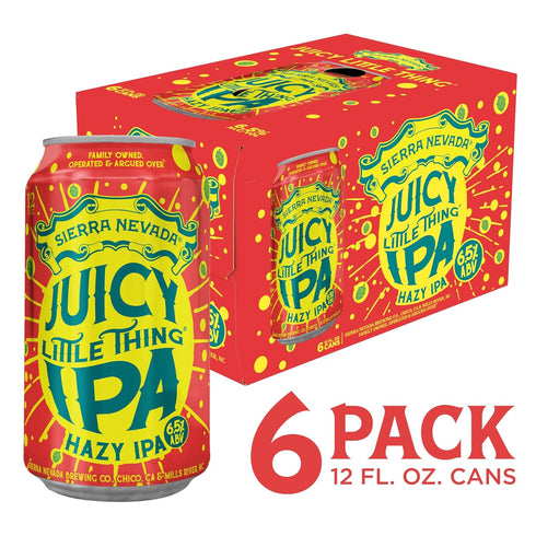 SIERRA NEVADA 6pk, 12 Oz , IPA Hazy Juicy Little Thing, Fl Cans