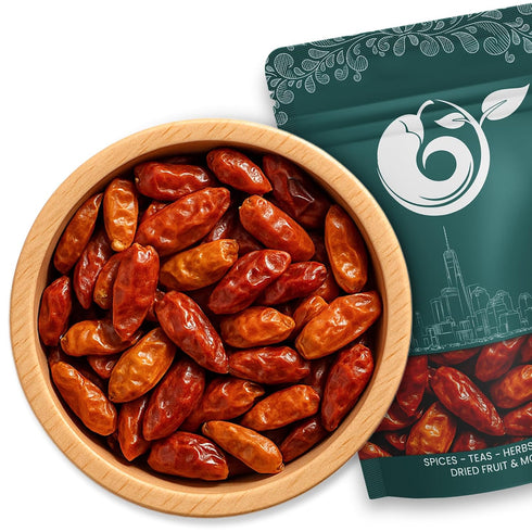 NY Spice Shop Chili Pequin Whole Dried - 8 Ounce Dry Pequin