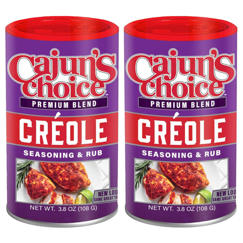 Cajuns Choice Creole Seasoning, 3.8 oz (2 Pack)