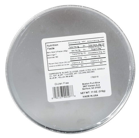 SET 11oz Boston Fruit Slices - OF TWO Acetate Circles - America's Original Fruit Slices - Vegan, Gluten Free