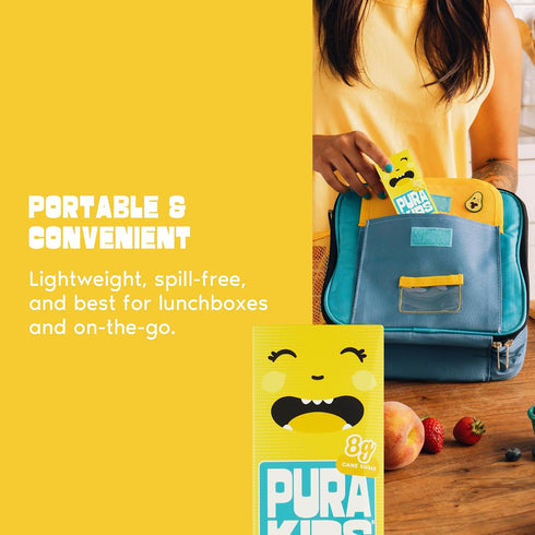 8g 6.76 oz (200ml), Pack 6 PURA Kids Box | Lemonade Fruit extract infused Drink for kids | Pure Cane Sugar | Non-GMO |