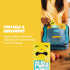 8g 6.76 oz (200ml), Pack 6 PURA Kids Box | Lemonade Fruit extract infused Drink for kids | Pure Cane Sugar | Non-GMO |