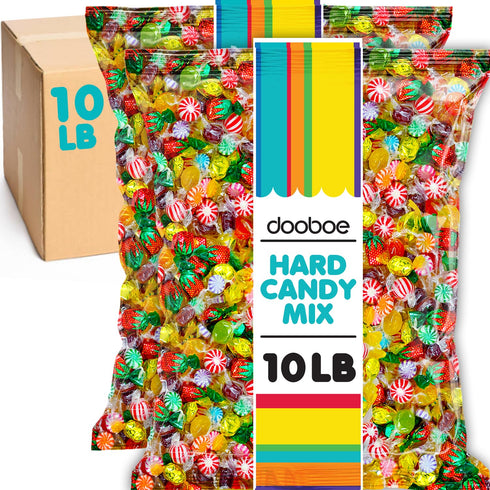 Dooboe Bulk Hard Candy Mix 10 lb Approx. 740 Pieces - Individually