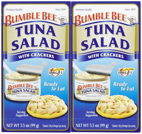 Bumble Bee Tuna Salad w/ Crackers, 3.5 oz, 2 pk