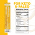 Paleovalley 100% Grass Fed Teriyaki Beef Sticks - Delicious Gluten Free Snack, High Protein Keto Friendly