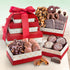 3 A Gift Inside Chocolate, Caramel and Crunch Box Gift Tower
