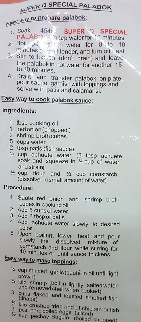 Super Q 454g Special Palabok