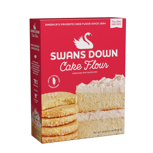 32oz (Pack 4) Swans Down Regular Cake Flour, Box