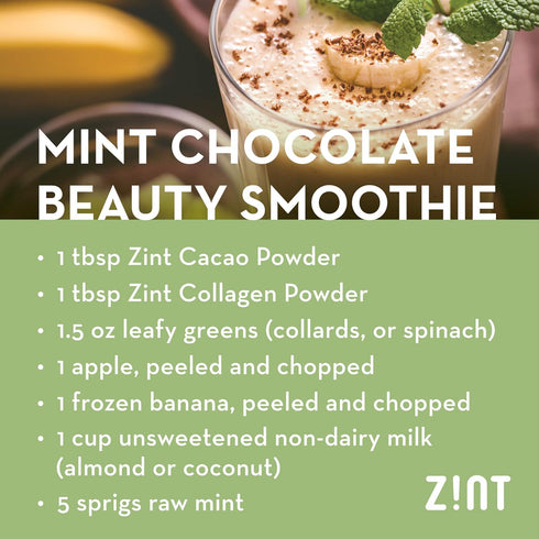 Zint Organic Cacao Powder (8 oz) - Paleo-Certified, Non-GMO, Anti-Aging Antioxidant Superfood, Gluten Free