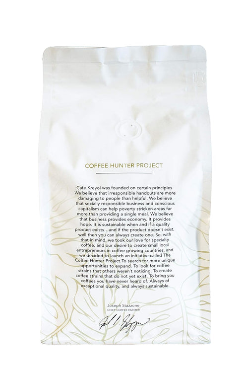 2 lb Cafe Kreyol Organic Haitian Hound | - Haitian Blue Dark Roast Coffee - Whole Bean Coffee, is Smooth Low Acid