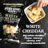 7 OZ Pork King Good White Cheddar Pork Rinds FAMILY SIZE (Chicharrones - Keto Snacks)