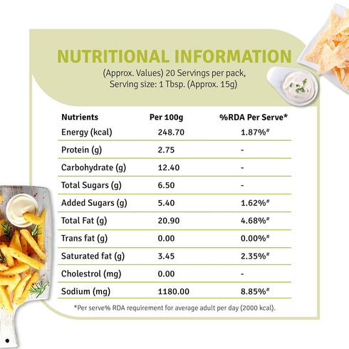 Veeba 300g Mint Mayonnaise