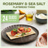 Pack (Pack 4), Wasa Flatbread Thins Variety of Rosemary & Sea Salt and Sesame & Sea Salt, Crackers, Non-GMO Ingredients