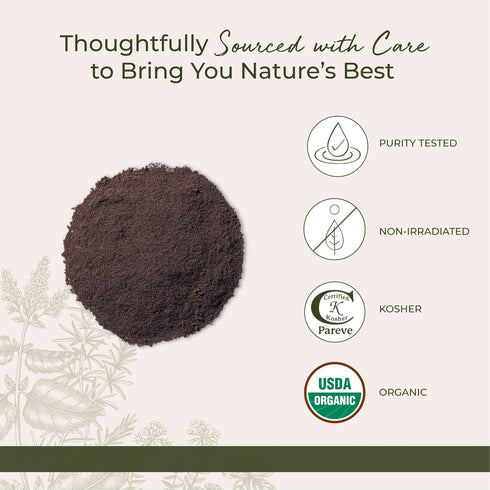 1 lb Starwest Botanicals Chaste Tree Berries Powder Organic - Dried Herb for Chasteberry Tea, Vitex Agnus Castus