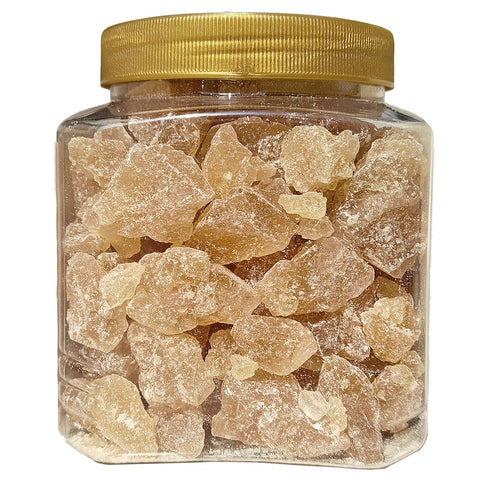 LUCENTIS (2lb) Natural Rock Sugar Crystals, Traditional Yellow Crystal Sugar, No Additives