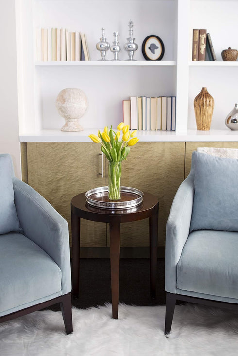 10 KaBloom - Bouquet of Fresh Yellow Tulips with Vase - Fresh Flowers for Birthday, Valentine's & Mother's Day