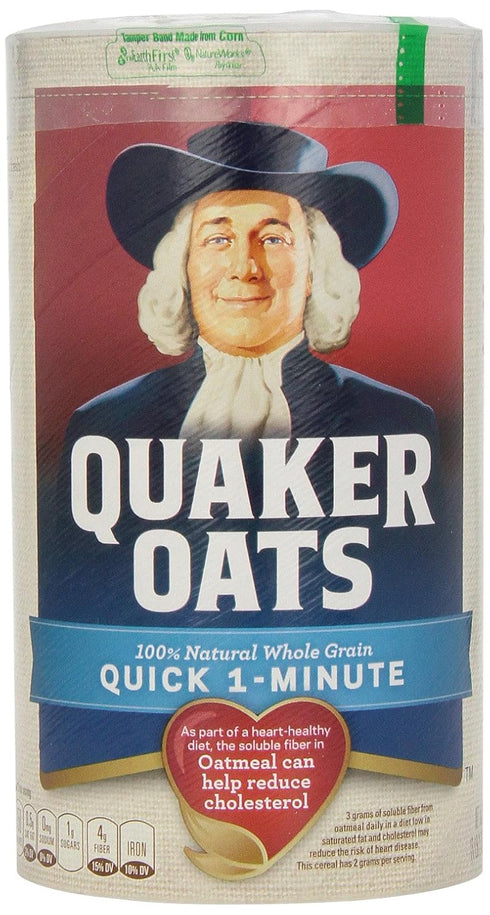 Quaker Oats Quick Oatmeal, 18-Ounce Packages (Pack of 6)