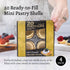 2.10 oz (Pack 4), 80 Sable & Rosenfeld Ready to Fill Party Cups, Mini Pie Shells of Pastry Cups, Sweet or Savory Tartes