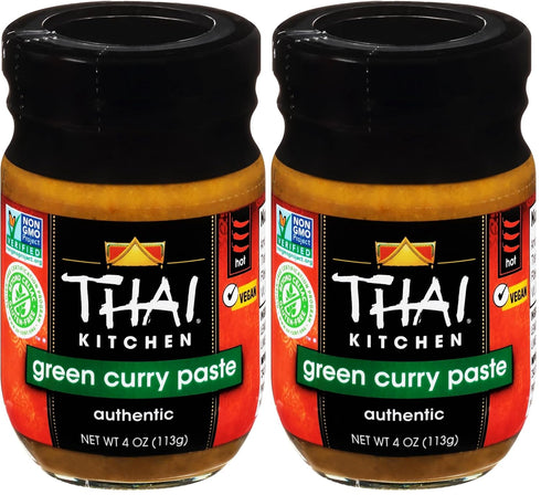 Thai Kitchen Gluten Free Green Curry Paste, 4 oz (Pack of 2)