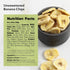 Packed (3 LBS) NUTS U.S. - Unsweetened Banana Chips | No Sulphure, Added & No Artificial Colors | NON-GMO | Natural |