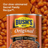 8.3 oz (Pack 12) BUSH'S BEST Canned Original Baked Beans, Source of Plant Based Protein and Fiber, Low Fat, Gluten Free