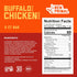 9g 5 Pack New Primal Buffalo Chicken Sticks, Keto, Gluten Free Healthy Snacks, Sugar Free Low Carb High Protein, Jerky