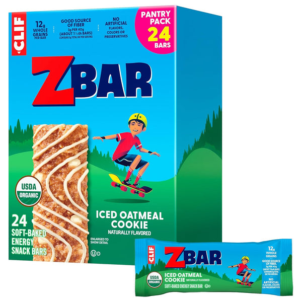 Zbar - Iced Oatmeal Cookie - Soft-Baked Energy Snack Bars - Non-GMO