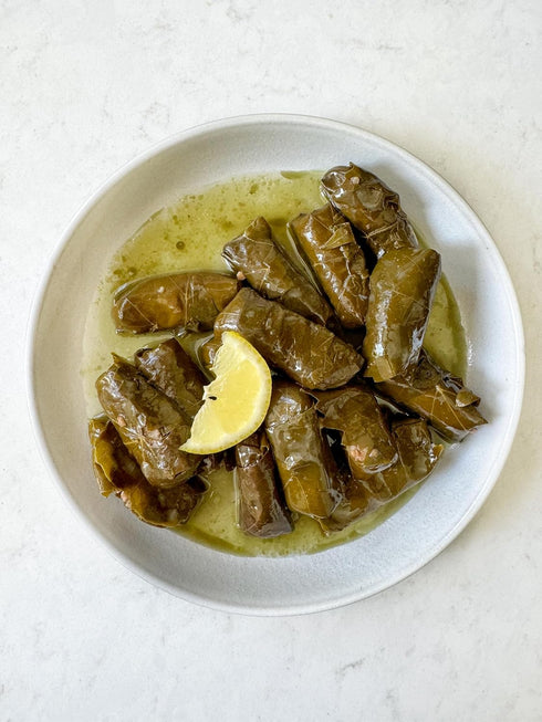 4.4lb Sultan Vegetarian Stuffed Grape Leaves Halal Mediterranean-Style Dolmas Hand-Rolled, Pre-Cooked Canned Food Rice