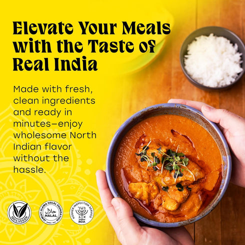 Truly Indian Butter Chicken Sauce | Authentic Traditional Indian Cooking Sauces | Made Fresh in India With Locally