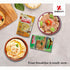 Zalloum Hummus 135g (Pack 2), - Tahina, Each of Ready to Eat Pouches, Gluten Free (Classic)