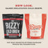 Bizzy Organic Cold Brew Coffee, Smooth & Sweet Blend, Medium Roast, 4 Count Brew Bags